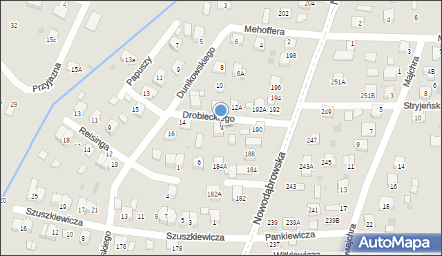 Tarnów, Drobieckiego Piotra, 4, mapa Tarnów