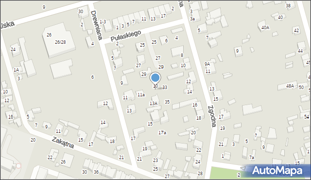 Tomaszów Mazowiecki, Drewniana, 33, mapa Tomaszów Mazowiecki