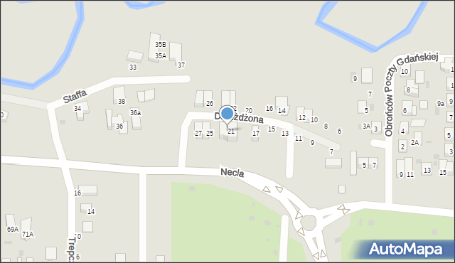 Wejherowo, Drzeżdżona Jana, 23, mapa Wejherowo