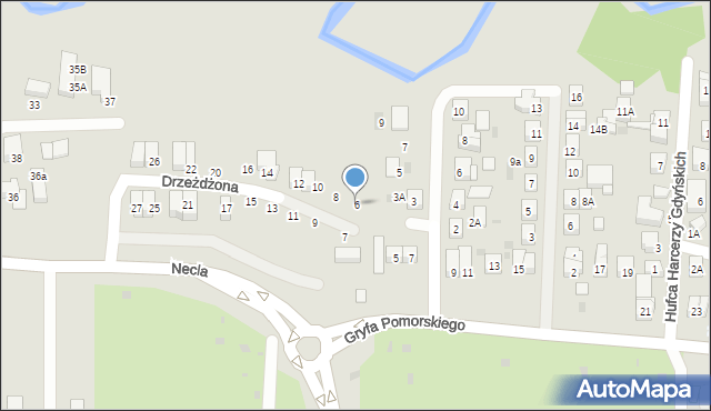 Wejherowo, Drzeżdżona Jana, 6, mapa Wejherowo