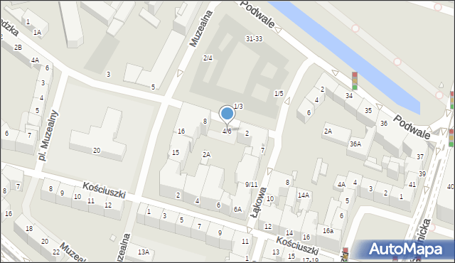 Wrocław, Druckiego-Lubeckiego Franciszka Ksawerego, 4/6, mapa Wrocławia