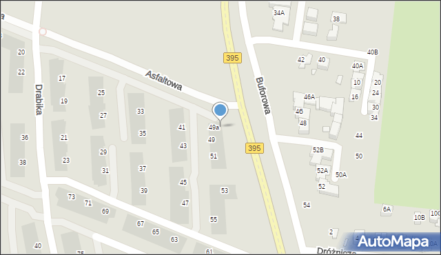 Wrocław, Drabika Stanisława, 49b, mapa Wrocławia