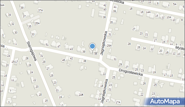 Wrocław, Drogosławicka, 37, mapa Wrocławia