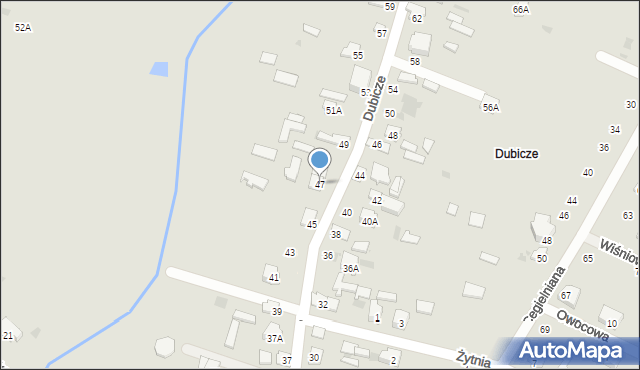 Bielsk Podlaski, Dubicze, 47, mapa Bielsk Podlaski
