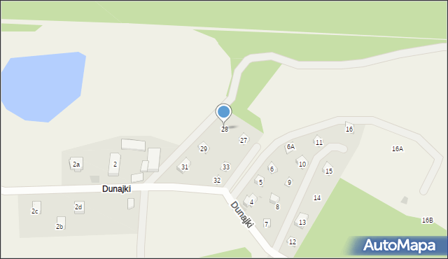 Cieciorka, Dunajki, 28, mapa Cieciorka