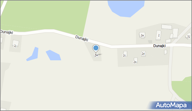 Cieciorka, Dunajki, 2H, mapa Cieciorka