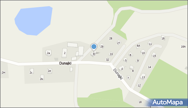 Cieciorka, Dunajki, 31, mapa Cieciorka