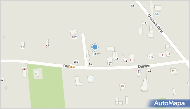 Czerwińsk nad Wisłą, Dunina Piotra, 18, mapa Czerwińsk nad Wisłą