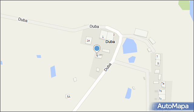 Duba, Duba, 5, mapa Duba