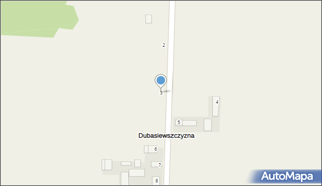 Dubasiewszczyzna, Dubasiewszczyzna, 3, mapa Dubasiewszczyzna