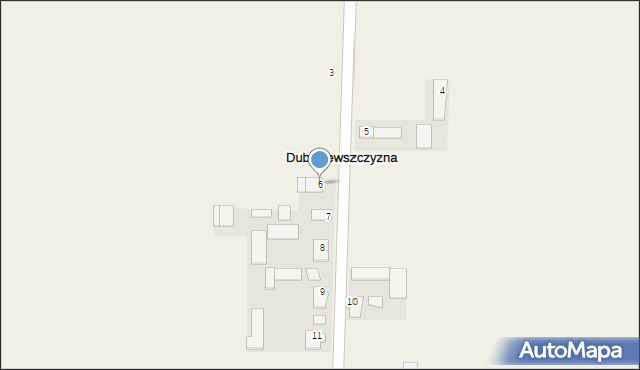 Dubasiewszczyzna, Dubasiewszczyzna, 6, mapa Dubasiewszczyzna