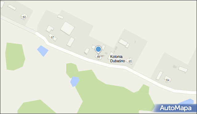 Dubaśno, Dubaśno, 66, mapa Dubaśno