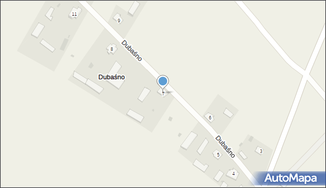 Dubaśno, Dubaśno, 7, mapa Dubaśno