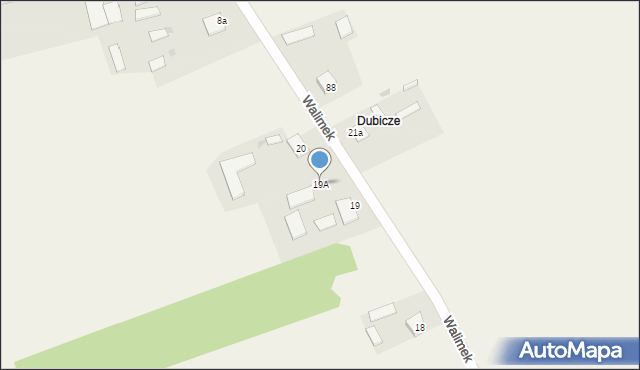 Dubicze, Dubicze, 19A, mapa Dubicze