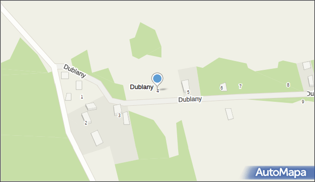 Dublany, Dublany, 4, mapa Dublany