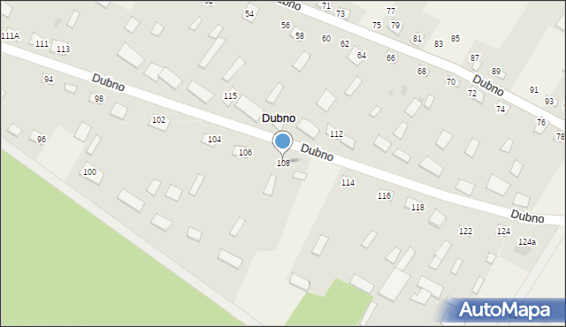 Dubno, Dubno, 108, mapa Dubno