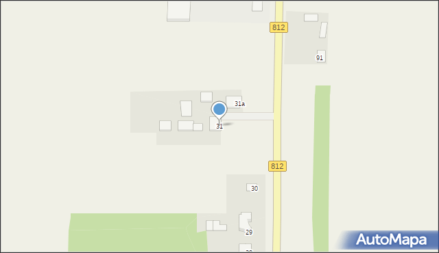 Dubów, Dubów, 31, mapa Dubów