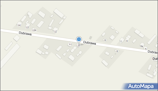 Dubrawa, Dubrawa, 10, mapa Dubrawa