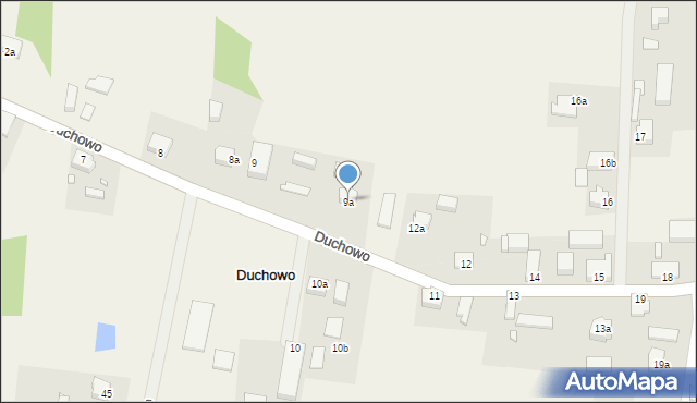 Duchowo, Duchowo, 9a, mapa Duchowo