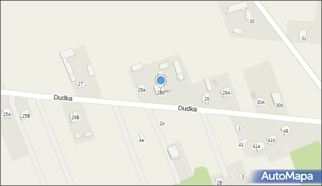 Dudka, Dudka, 28b, mapa Dudka