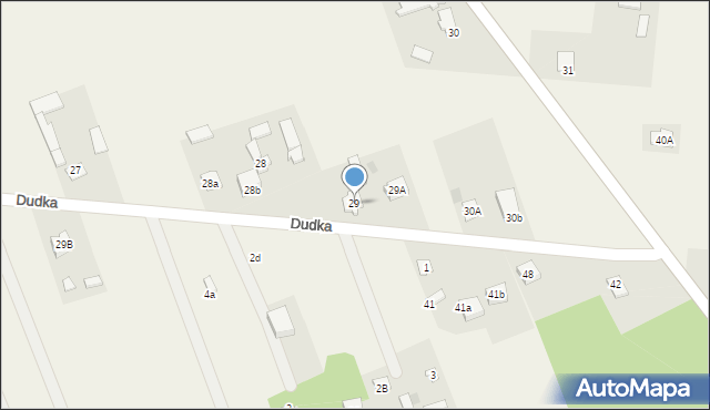 Dudka, Dudka, 29, mapa Dudka