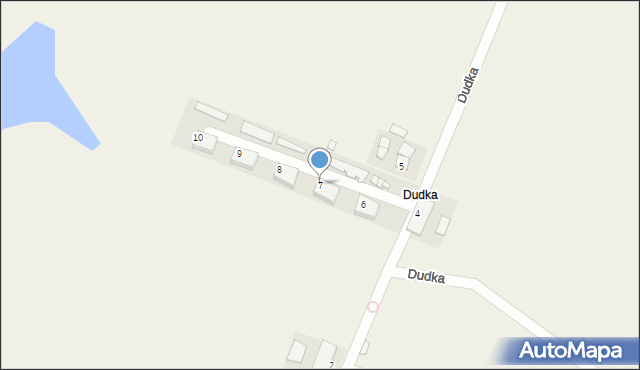 Dudka, Dudka, 7, mapa Dudka