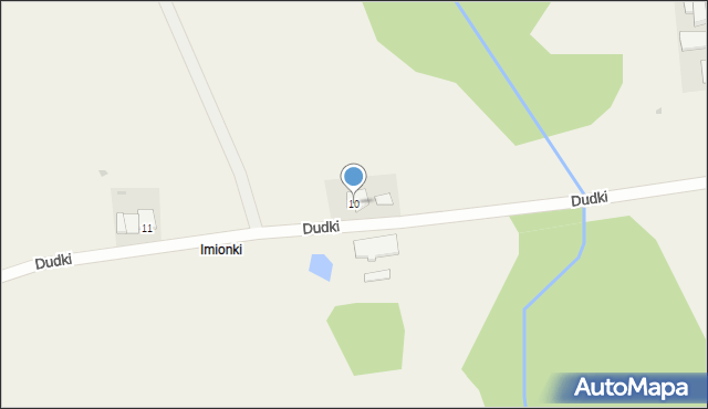 Dudki, Dudki, 10, mapa Dudki