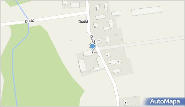 Dudki, Dudki, 6, mapa Dudki