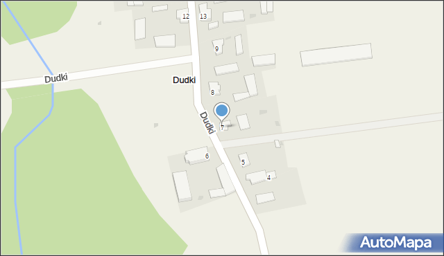 Dudki, Dudki, 7, mapa Dudki