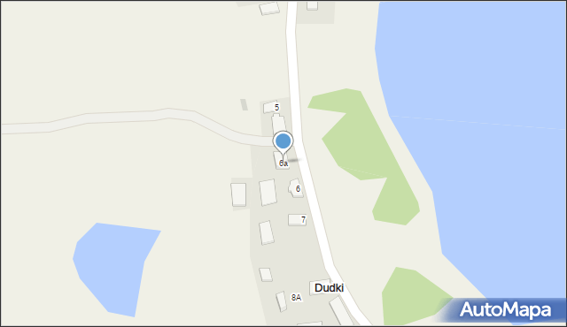 Dudki, Dudki, 6a, mapa Dudki