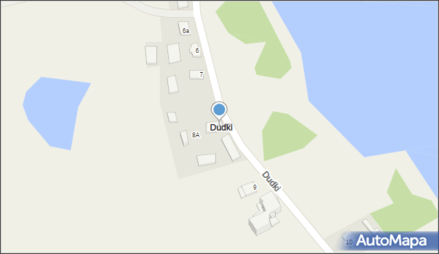 Dudki, Dudki, 8, mapa Dudki