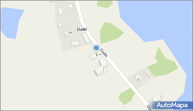 Dudki, Dudki, 9, mapa Dudki
