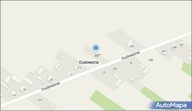 Dudowizna, Dudowizna, 36B, mapa Dudowizna