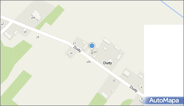 Dudy, Dudy, 12, mapa Dudy