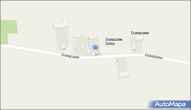 Dukaczew, Dukaczew, 13, mapa Dukaczew