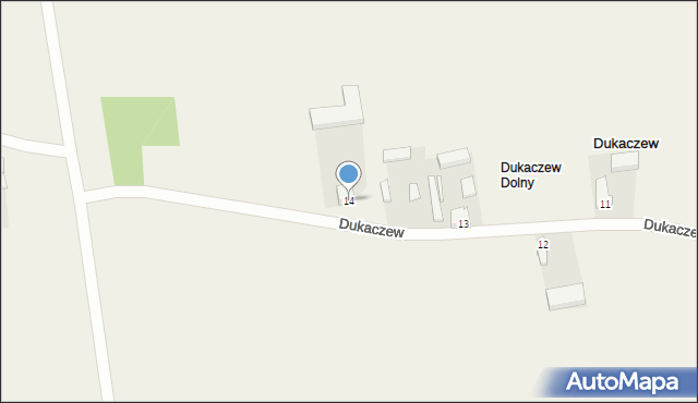 Dukaczew, Dukaczew, 14, mapa Dukaczew