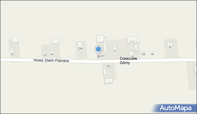 Dukaczew, Dukaczew, 25, mapa Dukaczew