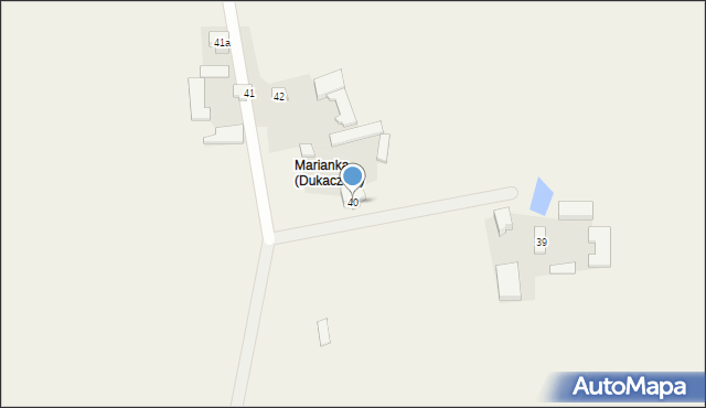 Dukaczew, Dukaczew, 40, mapa Dukaczew