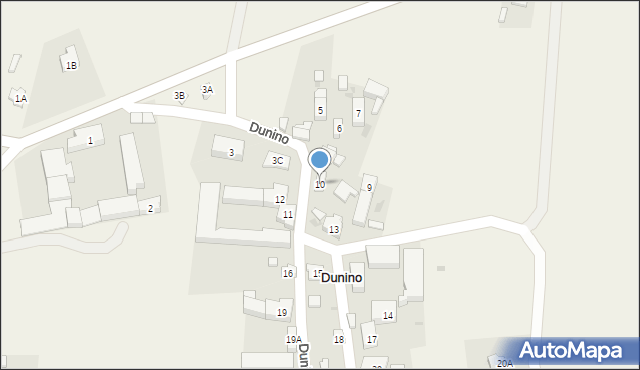 Dunino, Dunino, 10, mapa Dunino