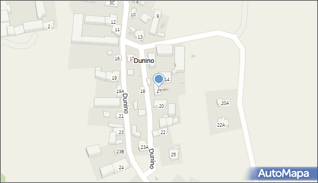 Dunino, Dunino, 17, mapa Dunino