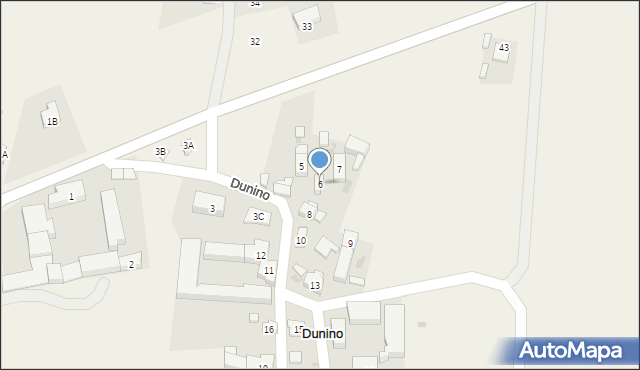 Dunino, Dunino, 6, mapa Dunino