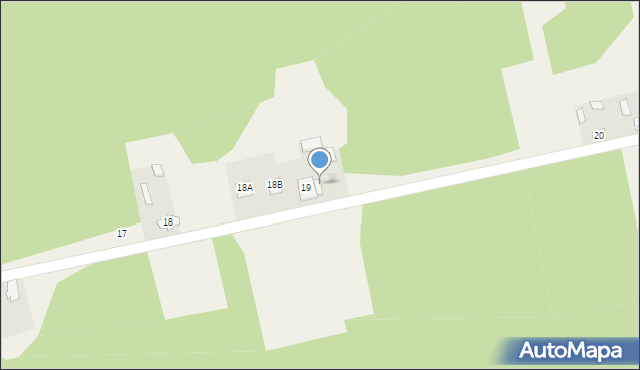 Duninów Duży, Duninów Duży, 19A, mapa Duninów Duży