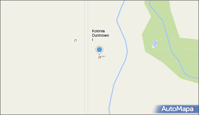 Duninówko, Duninówko, 16, mapa Duninówko