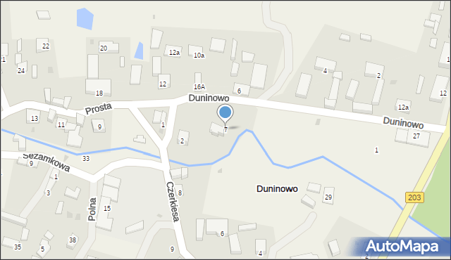 Duninowo, Duninowo, 26d, mapa Duninowo