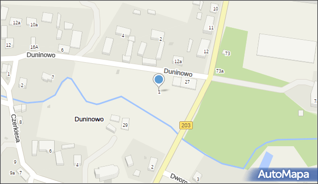Duninowo, Duninowo, 28a, mapa Duninowo