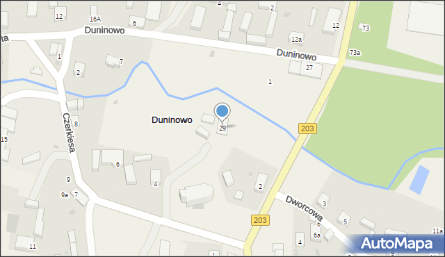 Duninowo, Duninowo, 29, mapa Duninowo