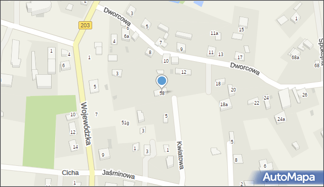 Duninowo, Duninowo, 58, mapa Duninowo