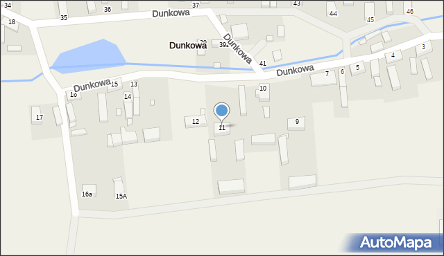 Dunkowa, Dunkowa, 11, mapa Dunkowa
