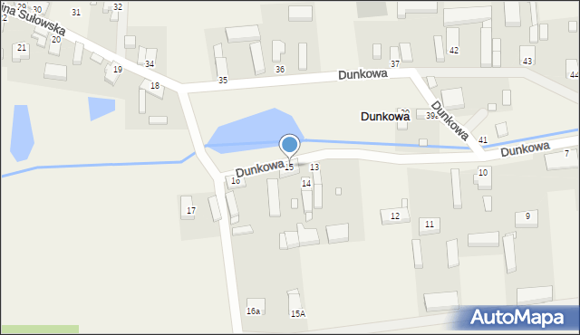 Dunkowa, Dunkowa, 15, mapa Dunkowa