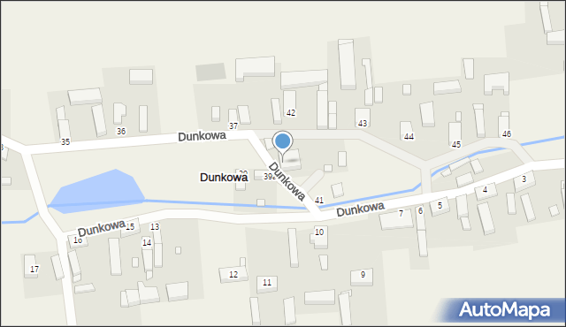 Dunkowa, Dunkowa, 40, mapa Dunkowa
